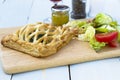Salmon en croute Royalty Free Stock Photo
