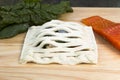 Salmon en croute Royalty Free Stock Photo
