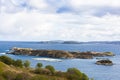 salmon farm at Drumbeg, Highlands, Scotland Royalty Free Stock Photo