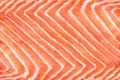 Salmon Fillet Texture or Pattern Closeup, Top View, Macro, Fresh Red Fish or Trout Background Royalty Free Stock Photo