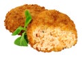 Salmon Fish Cakes Royalty Free Stock Photo