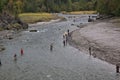 Salmon fishermen in Alaska