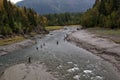 Salmon fishermen in Alaska