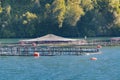 Salmon Hatchery, Los Lagos, Chile Royalty Free Stock Photo