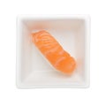 Salmon nigiri sushi