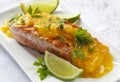 Salmon with Orange Sauce