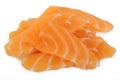 Salmon raw sashimi