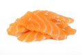 Salmon raw sashimi