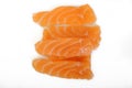 Salmon raw sashimi