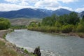 Salmon River - Salmon, Idaho Royalty Free Stock Photo