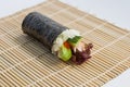Salmon Roe Avocado Hand Roll Temaki Royalty Free Stock Photo