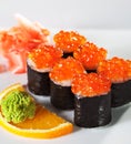 Salmon Roe Roll Royalty Free Stock Photo