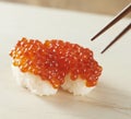 Salmon roe Sushi Royalty Free Stock Photo