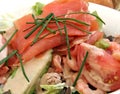 Salmon Salad Royalty Free Stock Photo