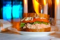 Salmon Salad Sandwich Royalty Free Stock Photo