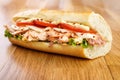 Salmon sandwich