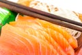 Salmon sashimi