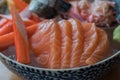 Salmon Sashimi Japanese Food Set