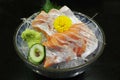 Salmon Sashimi, japanese food Royalty Free Stock Photo