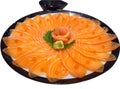 Salmon Sashimi, Japanese food Royalty Free Stock Photo