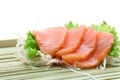 Salmon sashimi salad