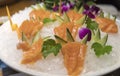 Seafood Sashimi Platter Royalty Free Stock Photo