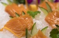 Seafood Sashimi Platter Royalty Free Stock Photo