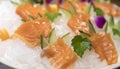 Seafood Sashimi Platter Royalty Free Stock Photo