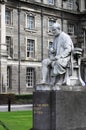 Salmon statue in the Trinity College