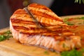 Salmon steak