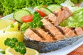 Salmon steak Royalty Free Stock Photo