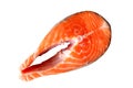 Salmon steak close up Royalty Free Stock Photo