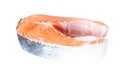 Salmon steak close up Royalty Free Stock Photo