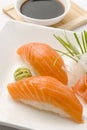 Salmon sushi Royalty Free Stock Photo