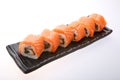 Salmon sushi roll Royalty Free Stock Photo