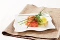 Salmon tartare Royalty Free Stock Photo