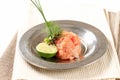 Salmon tartare Royalty Free Stock Photo