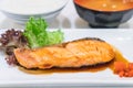 Salmon teriyaki