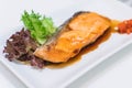 Salmon teriyaki