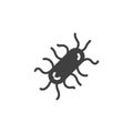 Salmonella bacterium vector icon