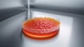 Salmonella Growth in Petri Dish Observed in Laboratory Under Controlled Environment Royalty Free Stock Photo