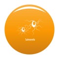 Salmonella icon orange