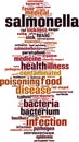 Salmonella word cloud