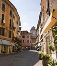 Salo town street scene on Lake Garda