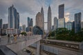 Saloma Link bridge in Kuala Lumpur, Malaysia