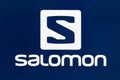 Salomon logo on a wall