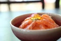 Salmon sushi rice don Royalty Free Stock Photo