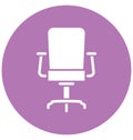 Salon Chair Isolate Vector Icon Editable Royalty Free Stock Photo