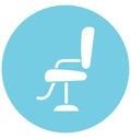 Salon Chair Isolate Vector Icon Editable Royalty Free Stock Photo
