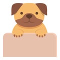 Salon dog care icon cartoon vector. Spa bath Royalty Free Stock Photo